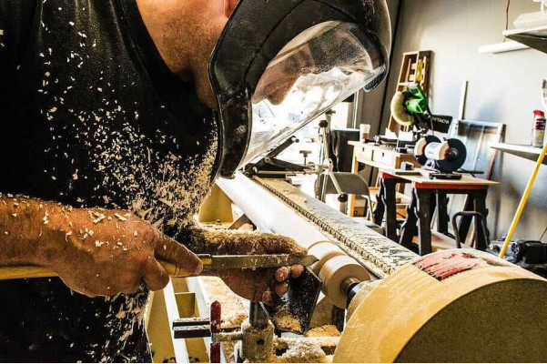 Muebles de lujo de madera para sala de estar.