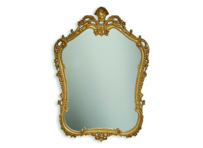 Espejo espejo de pared barroco rococó pasillo sala de estar baño madera vidrio diseño SP7560