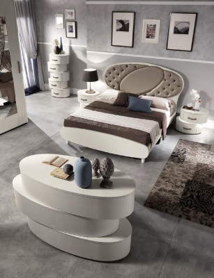 Chesterfield cama doble camas marcos de cama camas cama tapizada muebles de lujo Italia