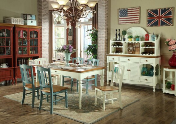 Mesa de comedor, mesa, mesa de comedor, sala de estar, diseño de madera, sillas y mesas estilo rústico.