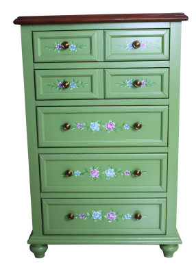 Cómoda Armario Armario alto Diseño Cómodas Armarios Mesa Muebles 7 cajones