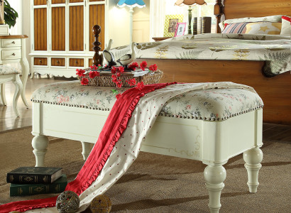 Asiento Textil Acolchado Banco Acolchado Asiento Taburete Bancotela de Madera Estilo Diseñador Nuevo