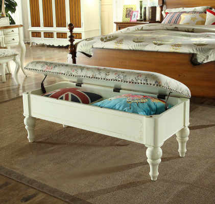 Asiento Textil Acolchado Banco Acolchado Asiento Taburete Bancotela de Madera Estilo Diseñador Nuevo