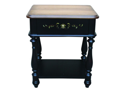 Mesa de noche de diseñador de lujo, mesitas auxiliares de cuero de consola nuevas de madera