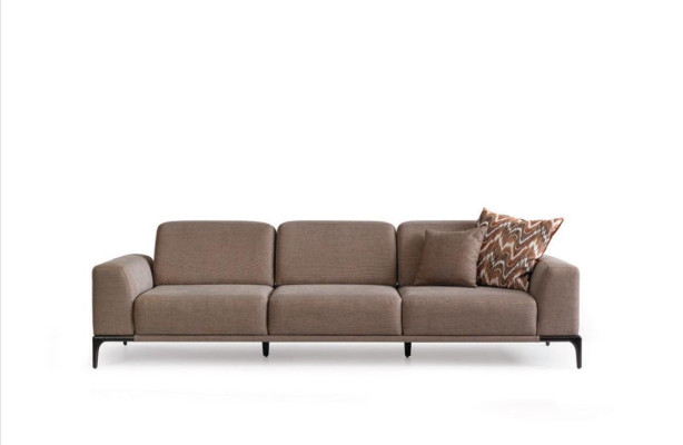 Muebles de estilo italiano Conjunto de sofá de sala de estar 431 Asiento Aparador Mesa de 6 piezas