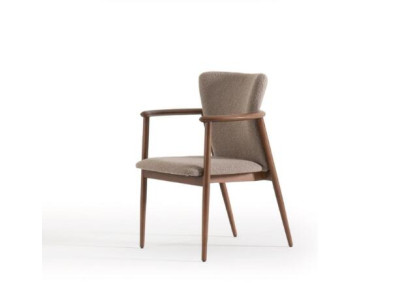 Silla de comedor diseño tapizado tela estilo silla moderna butaca