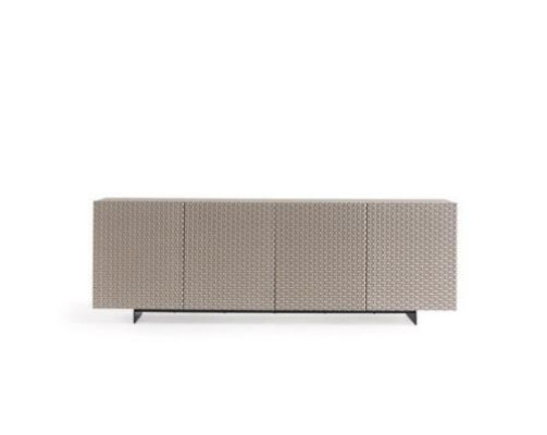 Salón espejo aparador armario elegante diseño lujo 2 piezas nuevo beige