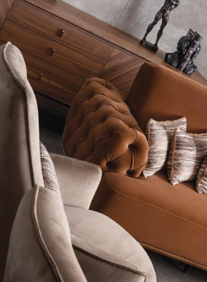 Sofá en forma de L para un salón moderno, diseño de conjunto de sofás, sofá de esquina.