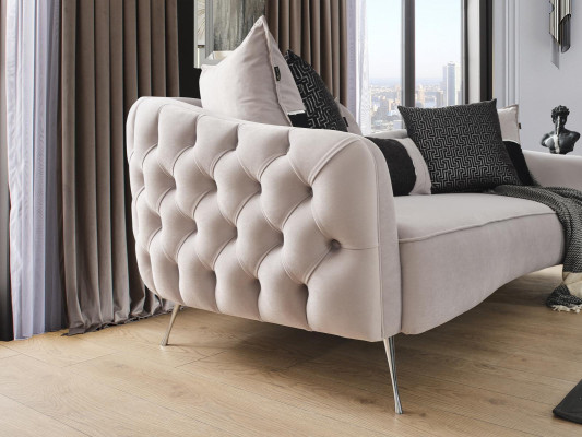 Sofá conjunto 431 asientos mesa de centro juego de sala de estar 4 piezas blanco nuevo Moderno