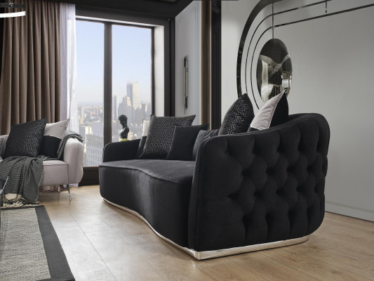 Sofá conjunto 431 asientos mesa de centro juego de sala de estar 4 piezas blanco nuevo Moderno