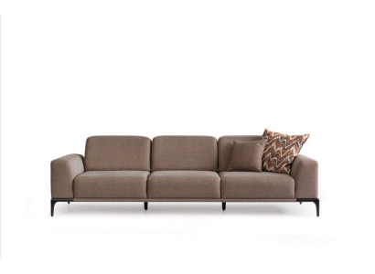 Sofá de tres plazas para la sala de estar, sofá de 4 plazas marrón, nuevos sofás, sofá de lujo nuevo.