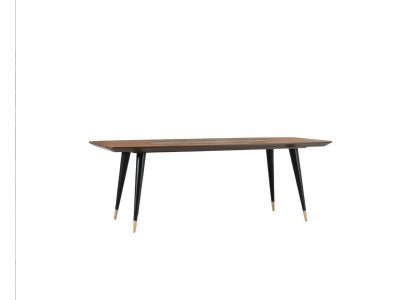Mesa de comedor Diseño moderno comedor sala de estar cocina Mesa de acero inoxidable.