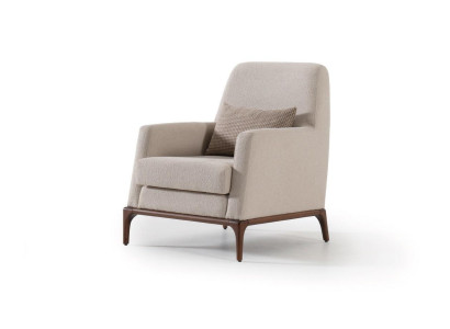 Diseño sofá sillón sofá tapizado textil lujo sofás 1 plaza nuevo gris