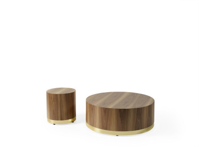 Mesa auxiliar de mesa de centro de mesa de madera para sala de estar.