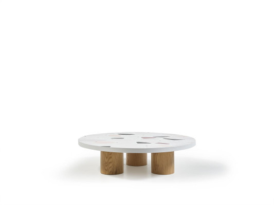 Mesa de centro de diseño de lujo blanco de madera mesa de café auxiliar sala de estar nueva.