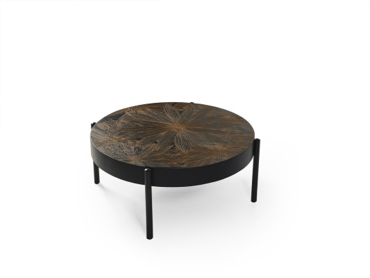 Mesa de centro de lujo de madera muebles modernos mesa auxiliar nueva