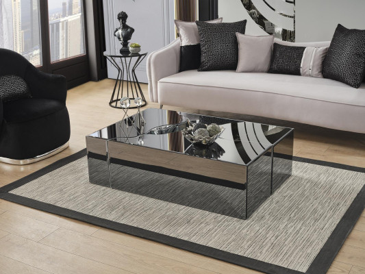 Mesa de centro, muebles de sala de estar, lujo, madera, moderno, diseño nuevo.
