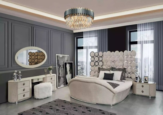 Mesita de noche moderna, mesa auxiliar blanca, diseño, cómoda de noche, consola de noche, muebles nuevos.