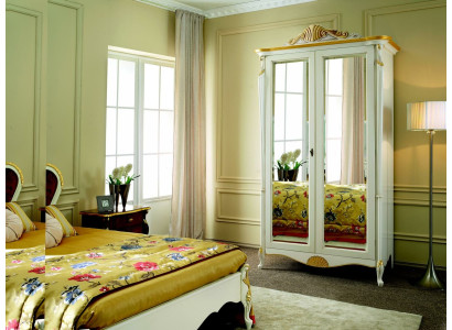 Muebles clásicos Espejo Armario Armario de madera Gabinetes Cómodas Italia