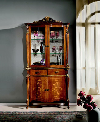 Muebles Estilo clásico Vitrina Armarios de sala de estar Diseño de lujo Muebles italianos Nuevo