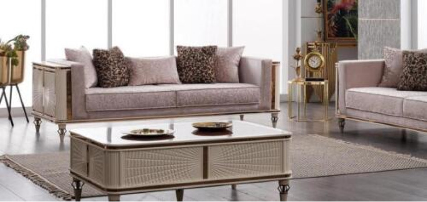 Sofá sofá muebles tapizados Diseñador Sofás 3+3 plazas Textil Sofás grandes