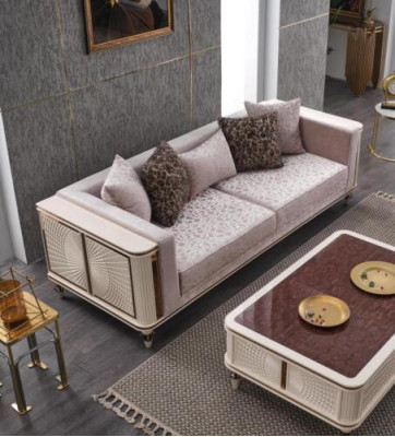 Sofá sofá muebles tapizados Diseñador Sofás 3+3 plazas Textil Sofás grandes