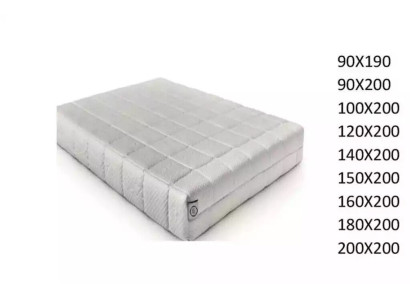 Colchón de alta calidad de 25 cm de grosor tamaño King Size extremadamente grueso de 200x200 cm.