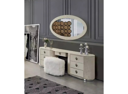 Juego de tocador consola espejo muebles de dormitorio diseño nuevo.