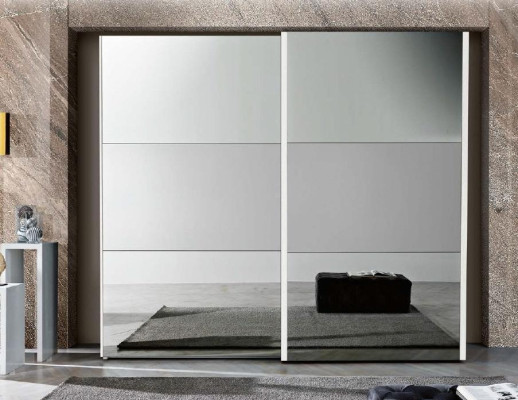 Juego de dormitorio de 6 piezas: cama, mesita de noche, cómoda, espejo, armario.