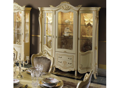 Vitrina aparador bufé armario Muebles italianos Decoración estanterías Vitrinas