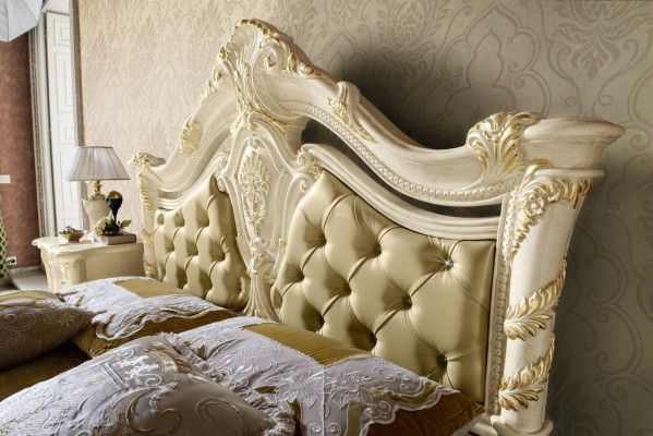 Dormitorio Lujo Cama Mesita de noche Cómoda Conjunto Completo Muebles Hotel