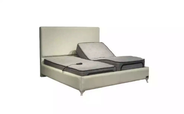 Dormitorio de lujo cama cama doble madera tapizada camas marco de cama doble moderno
