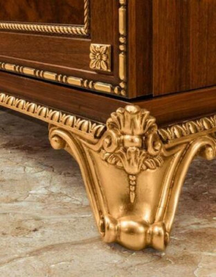 Armario de madera maciza para dormitorio hecho en Italia