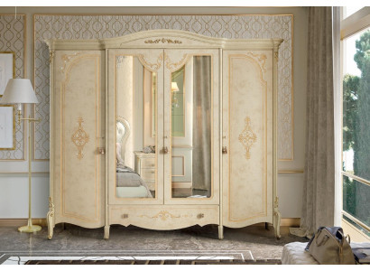 Armario Armario Estilo Barroco Muebles Clásicos Armarios de Dormitorio de Madera