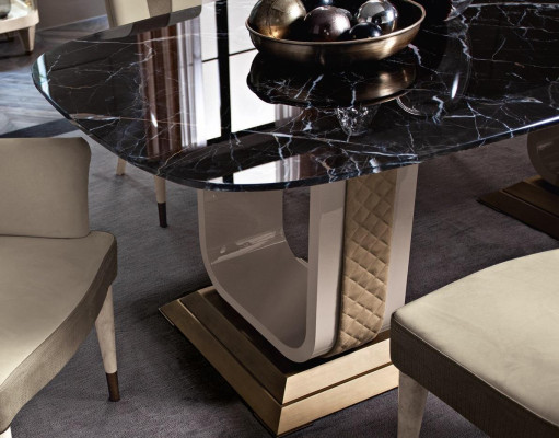 Mesa de comedor de madera conjunto de comedor 6x juego de sillas sillas grupo Italia