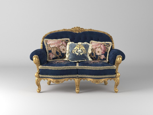 Sofá Chesterfield de 2 plazas, sofás tapizados de terciopelo de tela de 2 plazas muebles nuevos.