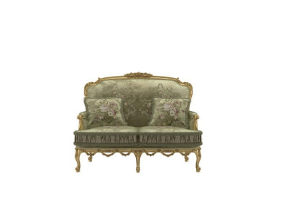 Sofá 2 plazas Sofá clásico de lujo Sofás tapizados Sofá nuevo de dos plazas