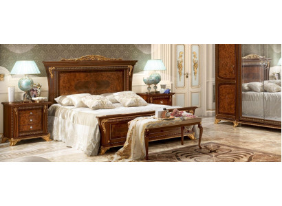 Grupo de lujo a juego Nuevo cama 2x mesita de noche 3 unidades Dormitorio Set