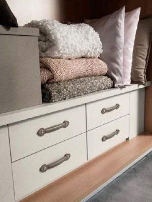 Guardarropas de lujo con puertas correderas armario dormitorio armarios madera moderno