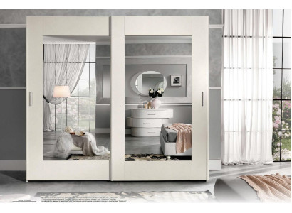 Armario de lujo con puertas correderas, armario de dormitorio, armarios de madera modernos.