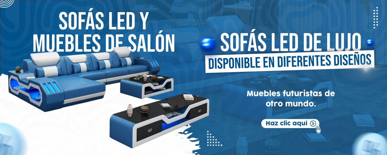 Sofás LED – iluminación y diseño innovador