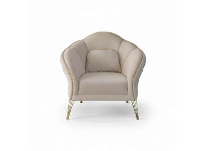 Chesterfield Diseño Sofá Beige Sillón Tapizado Sofá Sofás 1 Plaza Nuevo
