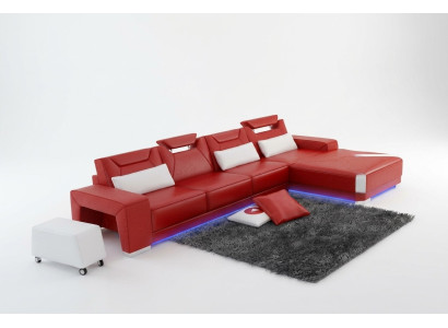 Sofá de cuero Sofá Módulo de salón Sofá esquinero Juego de esquina Diseño Sofá moderno F3011C