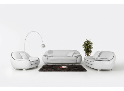 Sofá de cuero Sofá conjunto de sala de estar 3+2+1 diseño de sofá moderno F3013
