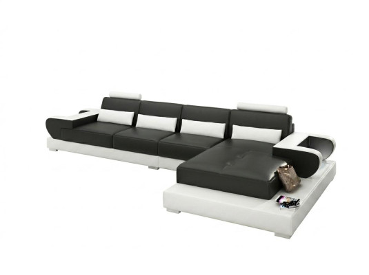 Sofá de cuero Sofá Sofá de la sala Sofá de esquina Juego de sofá Diseño moderno Sofá G8003C
