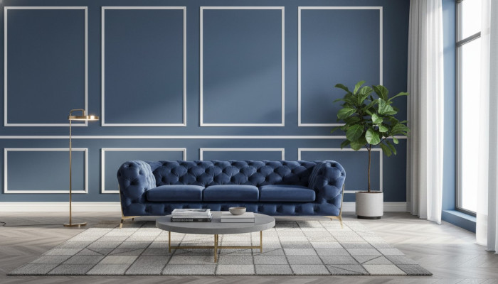 Chesterfield asiento de tela de 2 plazas para sala de estar, sofá, juego de tapizados