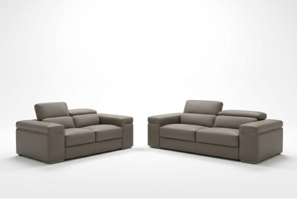 Sofá de cuero ajustable con cojín de asiento, juego de sala de estar, sofá de cuero 3+2+1.
