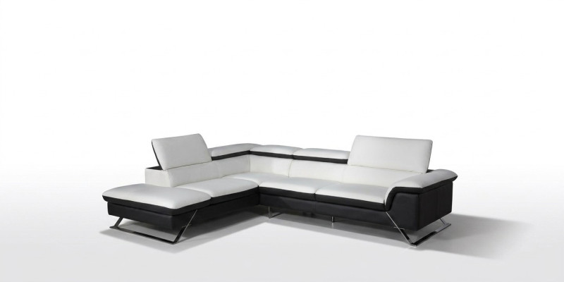Cojín de asiento de diseñador juego de sofá de cuero conjunto sofá en forma de L