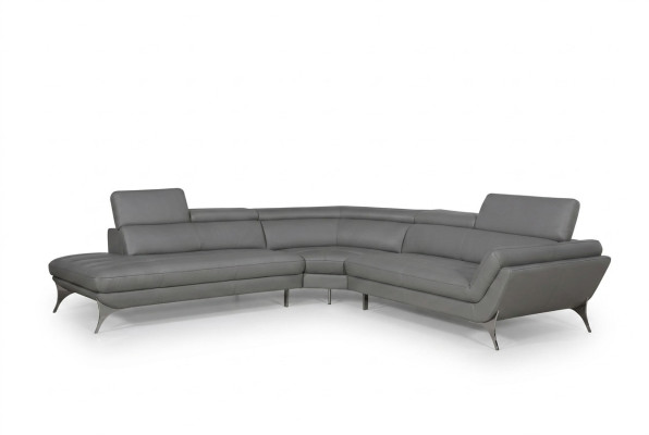 Sofá de cuero Sofá Sofá en forma de L Sofá de esquina Design Moderno Sofá 1541
