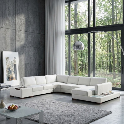 Sofá de cuero, sofá de esquina, sofá de salón, tapizado, asiento, conjunto de esquina, sofás XXL, sofás grandes, nuevos